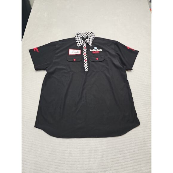 Trailer Park Golf Club Shirt Mens 2X Short Sleeve Polo Checkered Collar - Picture 1 of 7